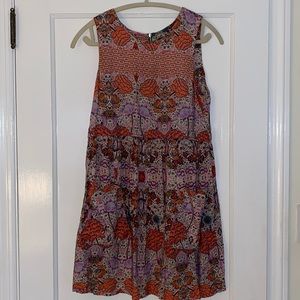 Top shop dress multicolor size 8
